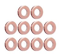 VGEBY Kit d'œillets en Cuir de 15,7 Mm Oeillets Métalliques en Alliage 10 Pièces Ensemble d'œillets Ronds Double Face pour Ceintures Lacets Sacs Chaussures Vêtements Artisanat du Cuir Débutants