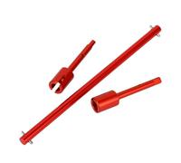 VGEBY Kits de Coupelles de Joint d'arbre D'entraînement Central RC, Pièces de Mise à Niveau en Métal pour Voiture de Tourisme TT02 1/10 RC, avec Assemblage Facile et Performances (Rouge)