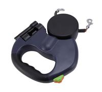 VGEBY Laisse Rétractable Automatique pour Animaux de Compagnie, avec Lumière LED, Poignée Confortable, Conception à Double Poignée, 17,5x20cm, pour Chiens de Petite et Moyenne Taille (Blue)