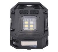 VGEBY Lampe de Poche Porte-clés, Affichage de Puissance Intelligent LED 750 MAh, Lumière Porte-clés à Base Magnétique à 8 Vitesses, avec 3 Sources de Lumière, pour la Course de Nuit,