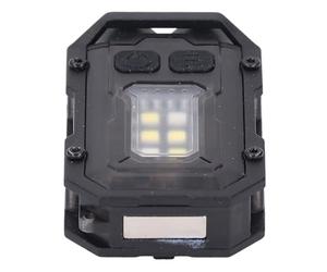 VGEBY Lampe de Poche Porte-clés, Affichage de Puissance Intelligent LED 750 MAh, Lumière Porte-clés à Base Magnétique à 8 Vitesses, avec 3 Sources de Lumière, pour la Course de Nuit,