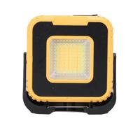 VGEBY Lampe de Travail Magnétique, Matériau ABS, Lampe de Travail COB Rechargeable avec Batterie 3000 MAh pour la Réparation Automobile et les Activités de Plein Air (YELLOW)