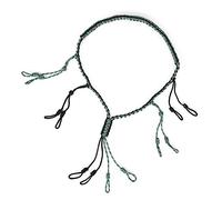VGEBY Lanière D'appel de Canard, Accessoire de Chasse avec 12 Boucles Réglables et Collier élargi, pour la Chasse à la Sauvagine en Plein Air et Le Maintien sécurisé des Objets (Noir + Vert