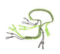 VGEBY Lanière D'appel de Canard, Accessoire de Chasse avec 12 Boucles Réglables et Collier élargi, pour la Chasse à la Sauvagine en Plein Air et Le Maintien sécurisé des Objets (Vert Fluorescent)