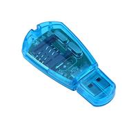 VGEBY Lecteur de Carte Téléphonique, Lecteur de Carte SIM USB GSM CDMA Téléphone Portable Sauvegarde SMS Copie Clone écrivain Message Court Répertoire Téléphonique Lecteurs de Carte