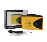 VGEBY Lecteur de Cassettes, Magnétophone Portable avec Radio AM FM, Haut-Parleur intégré et Fonction D'enregistrement, pour Une Utilisation à la Maison, à L'école, en Voyage,