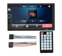 VGEBY Lecteur MP5 de Voiture 7 Pouces, Métal et Plastique, Bluetooth 4.0, Récepteur Multimédia avec DVD, compatibilité et iOS, pour Voitures