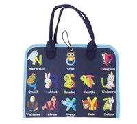 VGEBY Livre d'activités en Feutre pour Les Tout-Petits, Planche Sensorielle avec Scènes de Jeu Thématiques, Jouets de motricité Fine, Jouet de Voyage éducatif Réutilisable