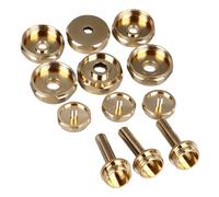 VGEBY Lot de 12 bouchons de valve de trompette au design exquis en métal pour les amateurs de musique