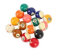VGEBY Lot de 16 Boules de Billard Professionnelles en Résine de 57,2 Mm avec Couleurs Contrastées pour Jeux de Table de Billard, Compétition et Divertissement à Domicile