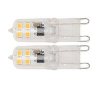 VGEBY Lot de 2 Ampoules LED Type Maïs, 8 LED 200 Lm, Culot G9, avec Connecteur Standard, pour Cuisine, Salon, Chambre, Salle de Bain, couloir.