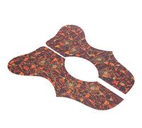 VGEBY Lot de 2 protections de guitare, plaque de frappe résistante aux rayures avec dos autocollant pour protection de guitare, plaque en plastique dur pour éviter les rayures des médiators et des