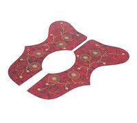VGEBY Lot de 2 protections de guitare, plaque de frappe résistante aux rayures avec dos autocollant pour protection de guitare, plaque en plastique dur pour éviter les rayures des médiators et des