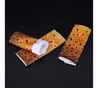 VGEBY Lot de 3 protège-doigts de pêche élastiques en polyester motif peau de poisson