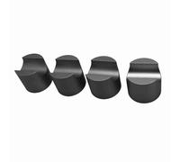 VGEBY Lot de 4 Supports de Câble pour Serre-câble HiFi, Usinés CNC en Alliage d'aluminium pour Haut-parleur de Puissance avec Coussinets d'amortissement des Vibrations pour Amplificateur HiFi