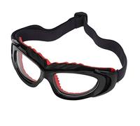 VGEBY Lunettes de Sport, Verres en Polycarbonate, Protection Anti-explosion et Anti-rayures, pour le Basketball, la Course à Pied, le Vélo et l'escalade. (noir rouge)
