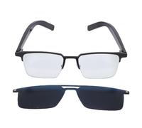 VGEBY Lunettes de Traduction en IA, Traduction Vidéo en Temps Réel, Support Multiple Linguistique, Traducteur Multilingue pour Les Appels de Voyage, Portables et Légers, équipés de Microphone et