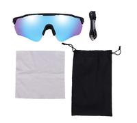 VGEBY Lunettes de Traduction Intelligente IA, Lunettes de Soleil de Sport Polarisées Bluetooth avec Revêtement étanche IP54 pour Le Cyclisme, la Course à Pied et la Conduite en Extérieur