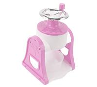 VGEBY Machine à Cônes de Neige à Manivelle, Rasoir à Glace Durable en Acier Inoxydable pour Stands de Nourriture, Festivals, Cantines 774g (PINK)