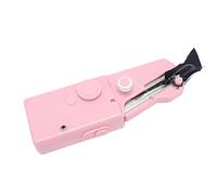 VGEBY Machine à Coudre électrique Portative, Appareil de Couture Léger et Durable pour une Réparation Rapide N'importe où, 23 Accessoires Inclus (PINK)