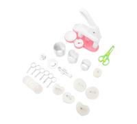 VGEBY Machine à Fabriquer des Boutons, Kit de Presse à Badges en Plastique 3 en 1 pour Projets d'artisanat pour Enfants, Outil Artistique Engageant pour le Développement des Compétences, #511