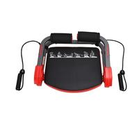 VGEBY Machine Abdominale, Entraîneur Abdominal en Acier avec Bandes de Résistance Réglables pour Les Entraînements d'estomac à Domicile