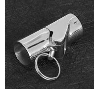 VGEBY Maker Pipe Connectors Raccord Pivotant Pliable en Acier Inoxydable 316, Rotation à 180 Degrés, 20 Mm, 22 Mm, 25, Connecteur de Tuyau de Bateau pour Matériel de Charnière de Tube de (25mm)