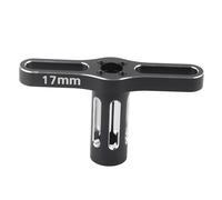 VGEBY Manchon D'écrous Hexagonaux de Roue de 17 Mm, clé à Outils D'installation D'écrous Hexagonaux de 17 Mm avec Capuchon D'écrou de Moyeu D'accouplement, pour Voiture 1/10 1/8 RC (Rouge)