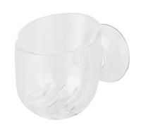 VGEBY Mangeoire Transparente pour Aquarium, Tasse d'alimentation Durable pour Poissons Tropicaux et vers, Récipient Robuste en Acrylique et en Verre (#3)