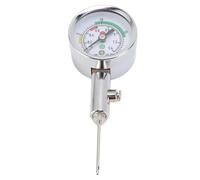 VGEBY Manomètre de Balle, Mesure Précise de la Pression de L'air du Ballon, Facile à Lire, Idéal pour le Football, le Basket-ball et le Volley-ball (Version de base)