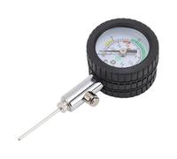 VGEBY Manomètre de Balle, Mesure Précise de la Pression de L'air du Ballon, Facile à Lire, Idéal pour le Football, le Basket-ball et le Volley-ball (avec anneau en caoutchouc)