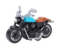 VGEBY Maquette de Moto Diélectrique 1:12, Vélo de Sport Alliage Vert (Blue) | Réplique à l\'échelle 1:12, bloc moteur fidèle à la réalité, disques de frein visibles, décoration de collection haut de