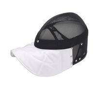 VGEBY Masque d'escrime, équipement de Protection en Maille d'acier au Carbone pour l'entraînement, Claire et Conception Respirante, Couvre-Chef Haute Résistance Anti-Coups de Couteau pour Les (L)