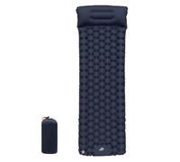 VGEBY Matelas de Couchage Auto-gonflant, Matelas de Camping Gonflable de 8 Cm D'épaisseur avec Pompe à Pied Intégrée, Tapis de Couchage Léger et Portable pour Le Camping en Plein Air, la (LT29 Bleu