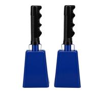 VGEBY Métal Bruit avec Poignée, Lot de 2, Bleu (Blue 1 Pair) | Projection sonore forte, construction en fer et en plastique, conception portable à serrage, 9,1 pouces, équipement de