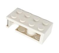 VGEBY MINI BUILGIED BLOCK FORME BURANT LOURD Ruban Easy Cutting Band Spder for the School Study Room, Matériau PP Durable (WHITE)