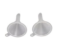VGEBY Mini Entonnoir en Plastique, Petit Entonnoir Transparent 2 Pièces pour Parfums, Huiles Essentielles et Poudre, Conception Portable Transparente, Outil de Transfert Polyvalent pour Voyage et