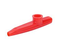 VGEBY Mini Kazoo en Plastique, Instrument à Vent Facile à Apprendre, Jouet Musical Portable avec Membrane Amplificatrice pour Voyage, Camping et Accompagnement de Guitare, ukulélé (Rouge)