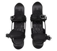 VGEBY Mini Patins de Ski Courts, Skis Courts Réglables en Alliage D'aluminium pour Le Snowboard avec Glissement Bidirectionnel et Glissement vers L'arrière, Taille pour US 6-13 EU35-47