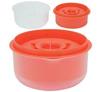 VGEBY Mini Séparateur de Jaune D'œuf, Filtre Efficace pour le Blanc D'œuf, Outil de Cuisine pour un Usage Domestique, Matériau PP de Haute qualité (orange foncé foncé)