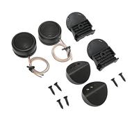 VGEBY Mini Tweeter à Dôme 2 Pièces, Matériau ABS, Puissance 380W, Montage encastré Universel pour Systèmes Audio de Voiture