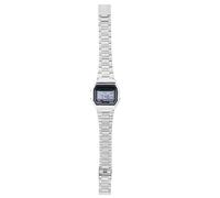 VGEBY Montres, Montre-Bracelet Rectangulaire électronique étanche avec Rétro-éclairage LED Numérique avec Bracelet en Acier Inoxydable pour Hommes et Femmes (Silver)