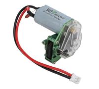 VGEBY Moteur brossé 050 50T avec Boîte de Vitesses Transparente, Engrenage en Acier amélioré, Transmission Complète Scellée en Alliage Haute Résistance, pour Voiture sur Chenilles (Green)