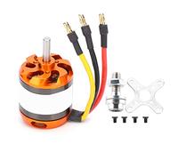 VGEBY Moteur sans Balais, Accessoire de Remplacement d'avion RC à Moteur électrique pour Avion RC à Voilure Fixe (1450KV)
