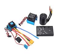 VGEBY Moteur sans Balais, Construction en Alliage d'aluminium, Combo Haute Performance 3600 KV pour Voitures et Camions RC 1:10 1:8