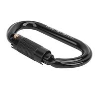 VGEBY Mousqueton Type O, 7075 Aluminium, capacité de Charge 25 KN avec Verrou à Vis, pour Escalade