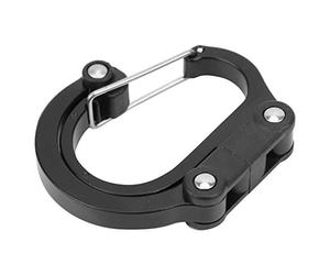 VGEBY Mousquetons Clip Crochet Alliage D'aluminium (Black)