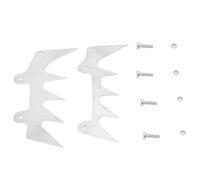 VGEBY MS360 MS390 MS361 MS362 MS380 MS381 Jeu de Pointes de Pare-Chocs, Couleur Acier, Remplacement Facile, 4 Vis Incluses