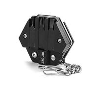 VGEBY Multitool Porte-clés Poche Hexagonale Portable Multi Outil (BLACK)