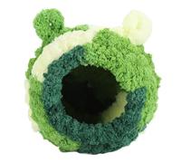 VGEBY Nid d'oiseau en Velours, Cabane de Nidification pour Perroquets, Lit de Couchage Confortable avec Support en Métal, Cachette Douce, Grotte d'élevage, Accessoire de Cage Décoratif pour (Petit)